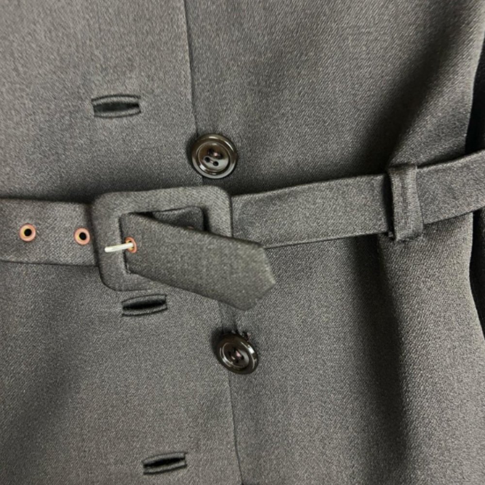 Aquascutum Brown Wool Vintage Overcoat, Stunning Condition, Made in Switzerland - Picture 4 of 9